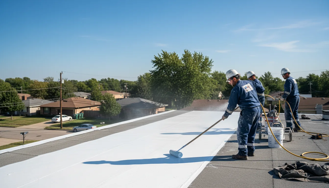 Commercial roof coating in Cornelius, NC near me